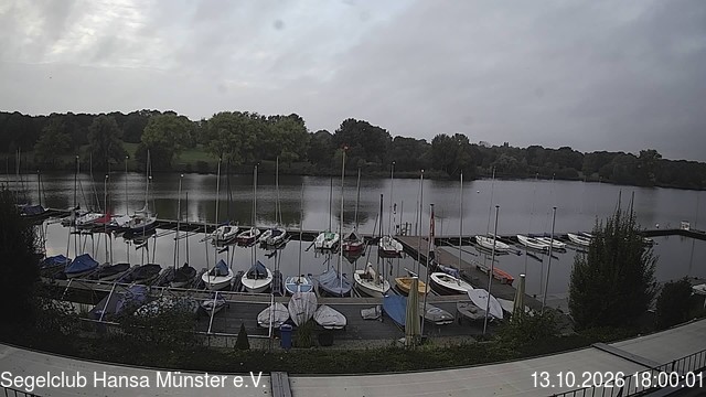 Archiv Foto Webcam Münster: Segelclub am Aasee