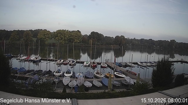Archiv Foto Webcam Münster: Segelclub am Aasee