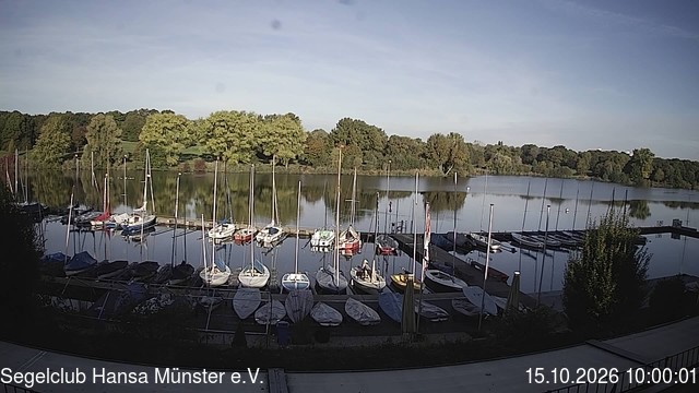 Archiv Foto Webcam Münster: Segelclub am Aasee