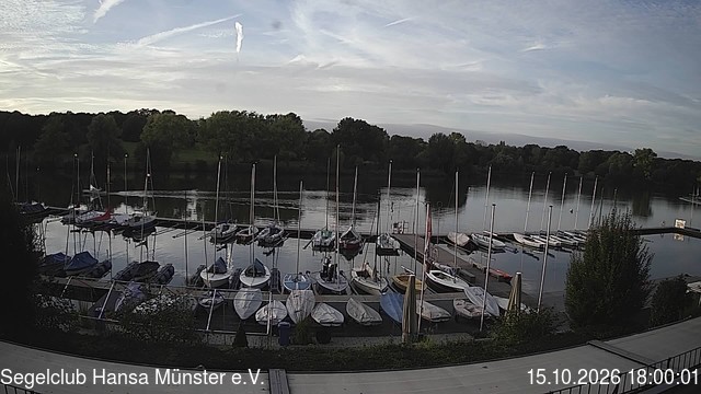 Archiv Foto Webcam Münster: Segelclub am Aasee