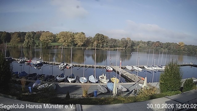 Archived image Webcam Münster: Sailing Club
