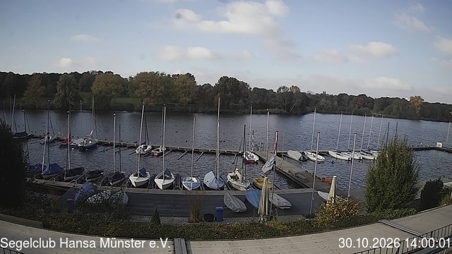 Archived image Webcam Münster: Sailing Club
