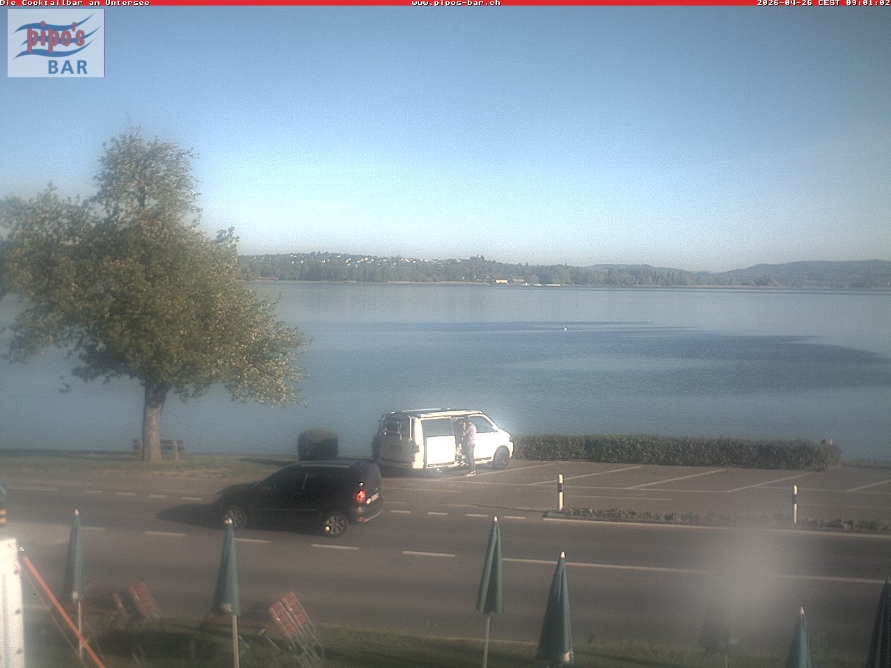 Archiv Foto Webcam Berlingen - Blick auf den Untersee