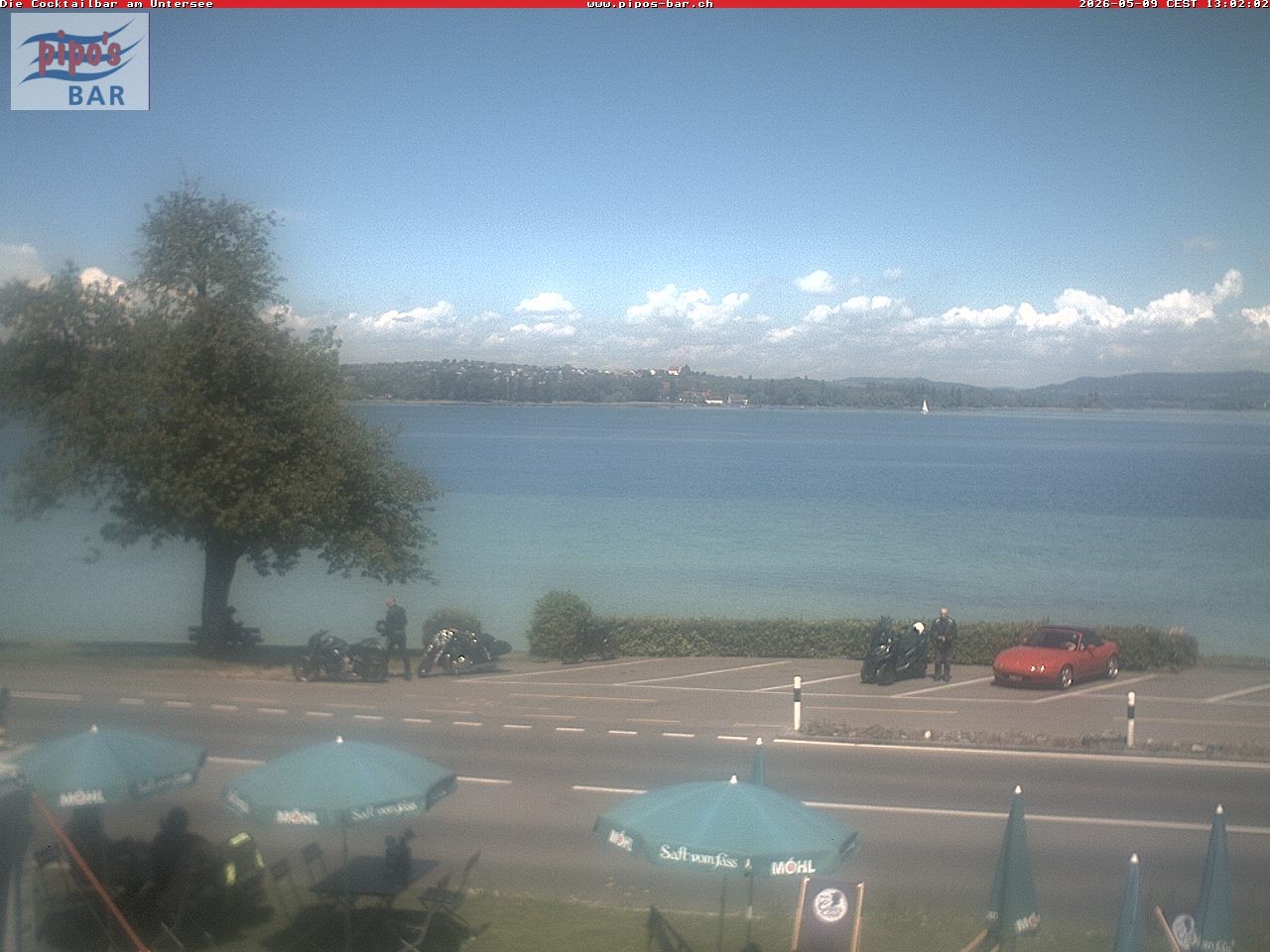Archiv Foto Webcam Berlingen - Blick auf den Untersee