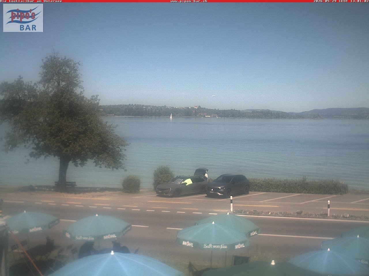 Archiv Foto Webcam Berlingen - Blick auf den Untersee