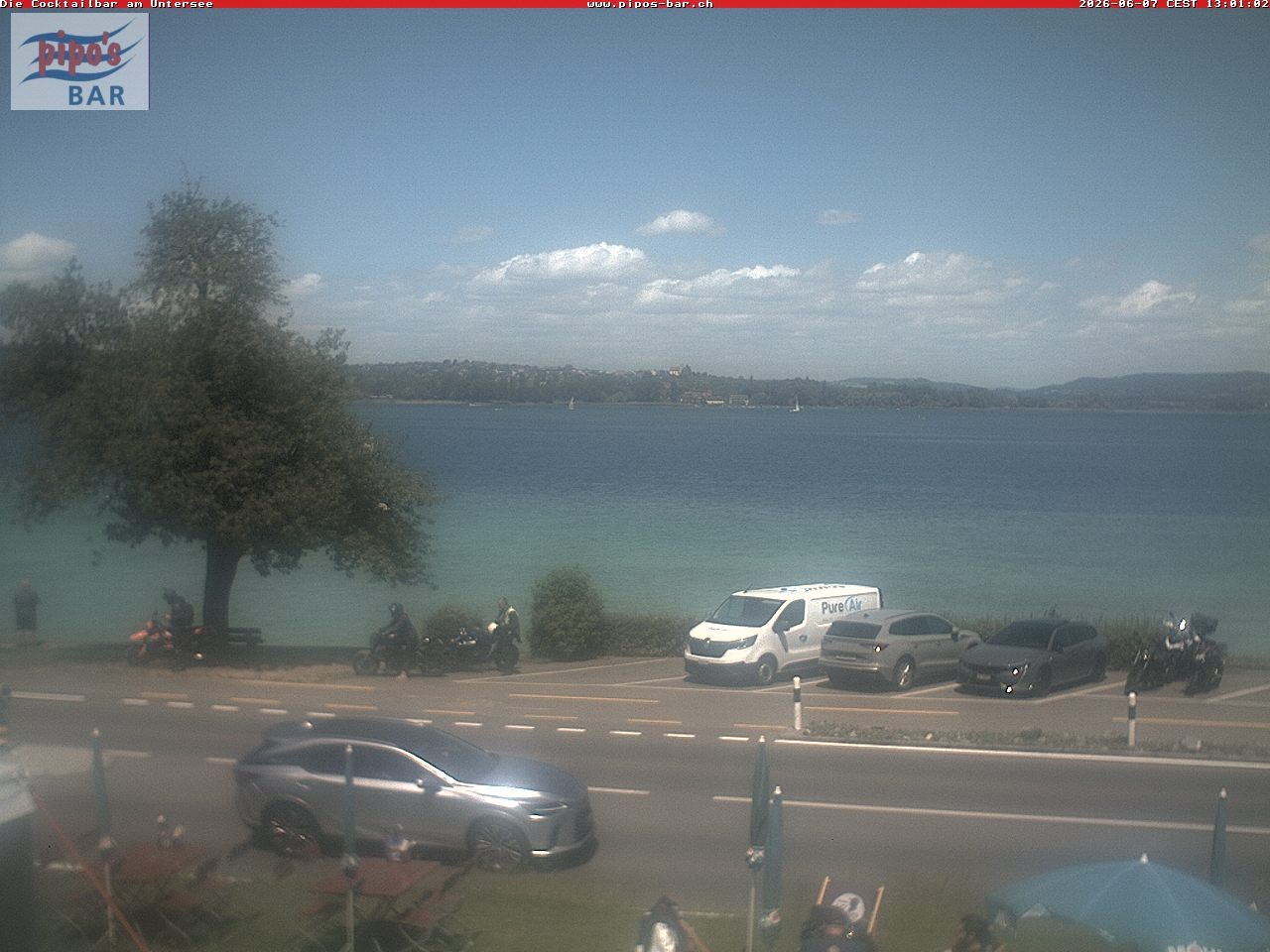 Archiv Foto Webcam Berlingen - Blick auf den Untersee