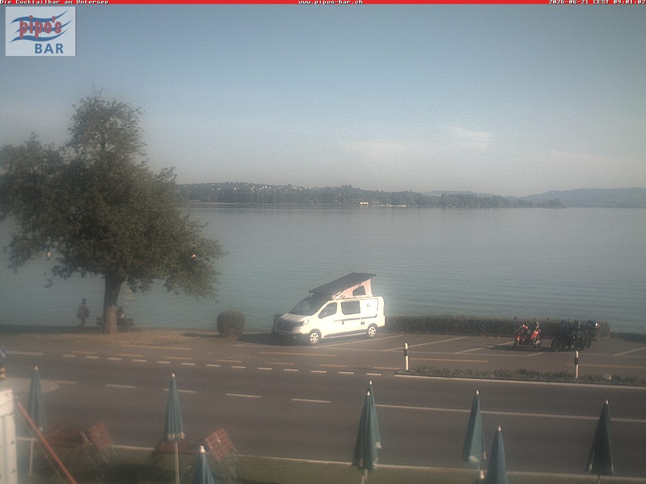 Archiv Foto Webcam Berlingen - Blick auf den Untersee