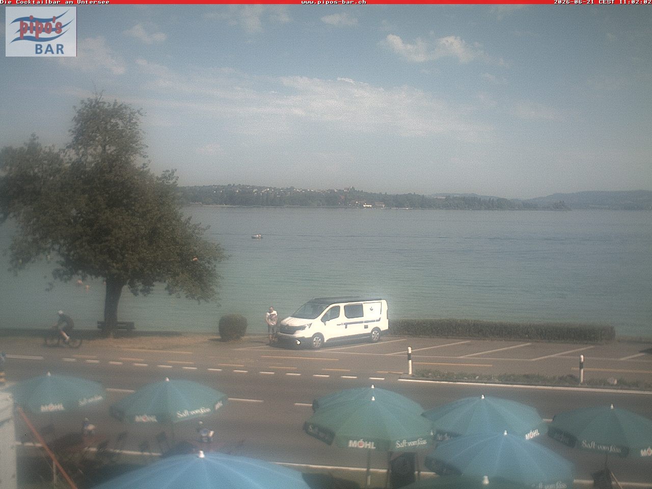 Archiv Foto Webcam Berlingen - Blick auf den Untersee