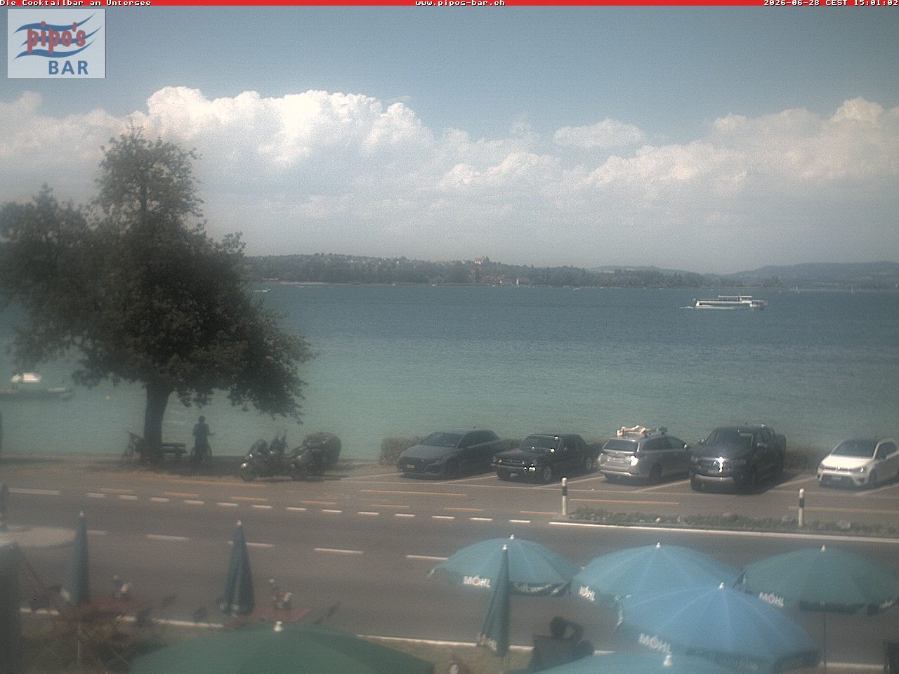 Archiv Foto Webcam Berlingen - Blick auf den Untersee
