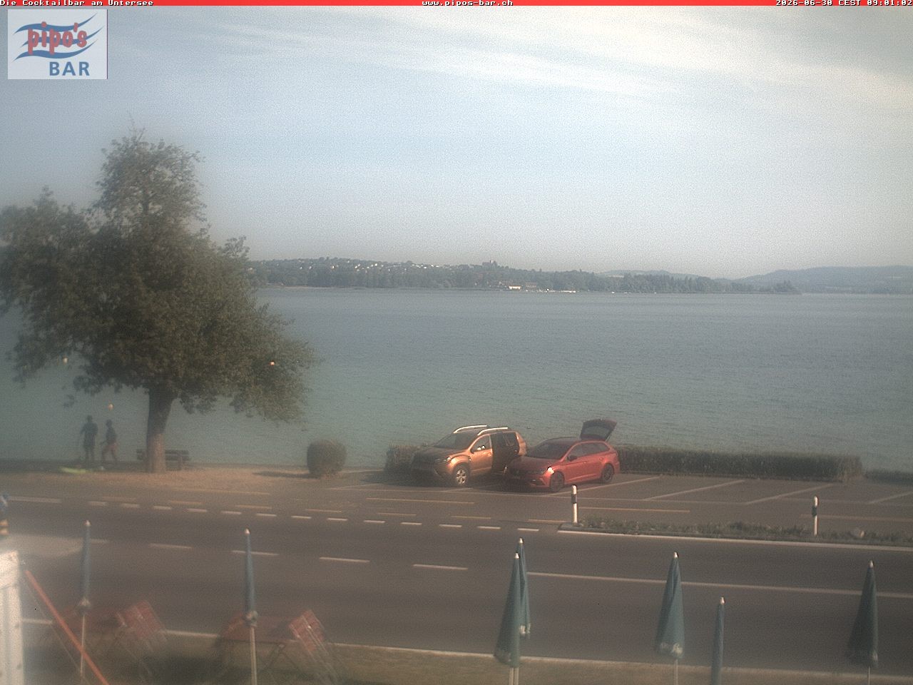 Archiv Foto Webcam Berlingen - Blick auf den Untersee