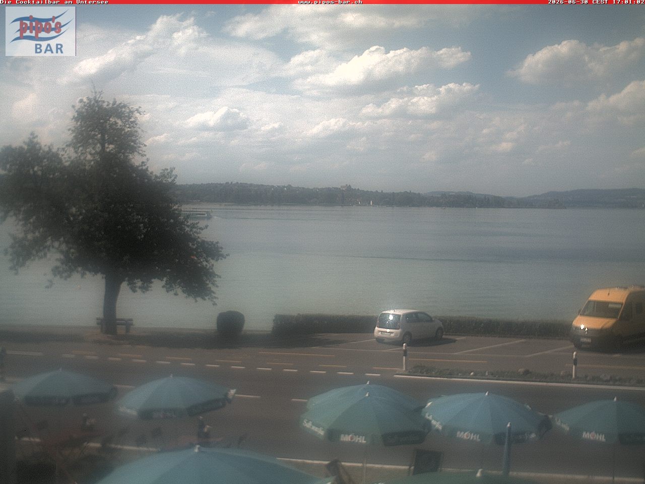 Archiv Foto Webcam Berlingen - Blick auf den Untersee