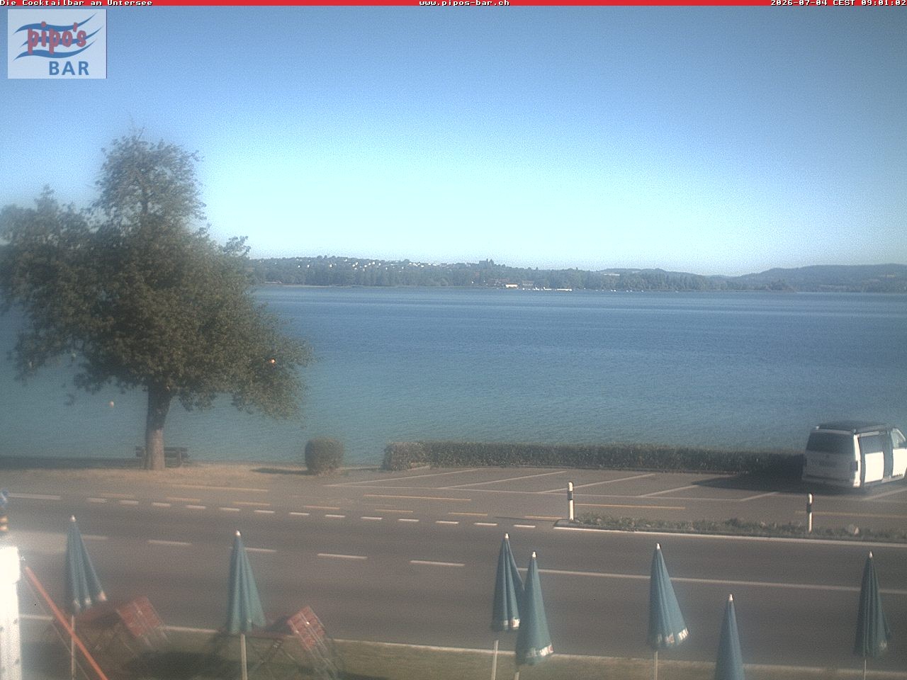 Archiv Foto Webcam Berlingen - Blick auf den Untersee