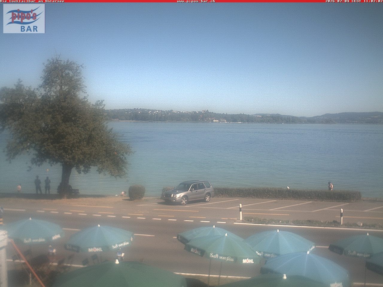 Archiv Foto Webcam Berlingen - Blick auf den Untersee