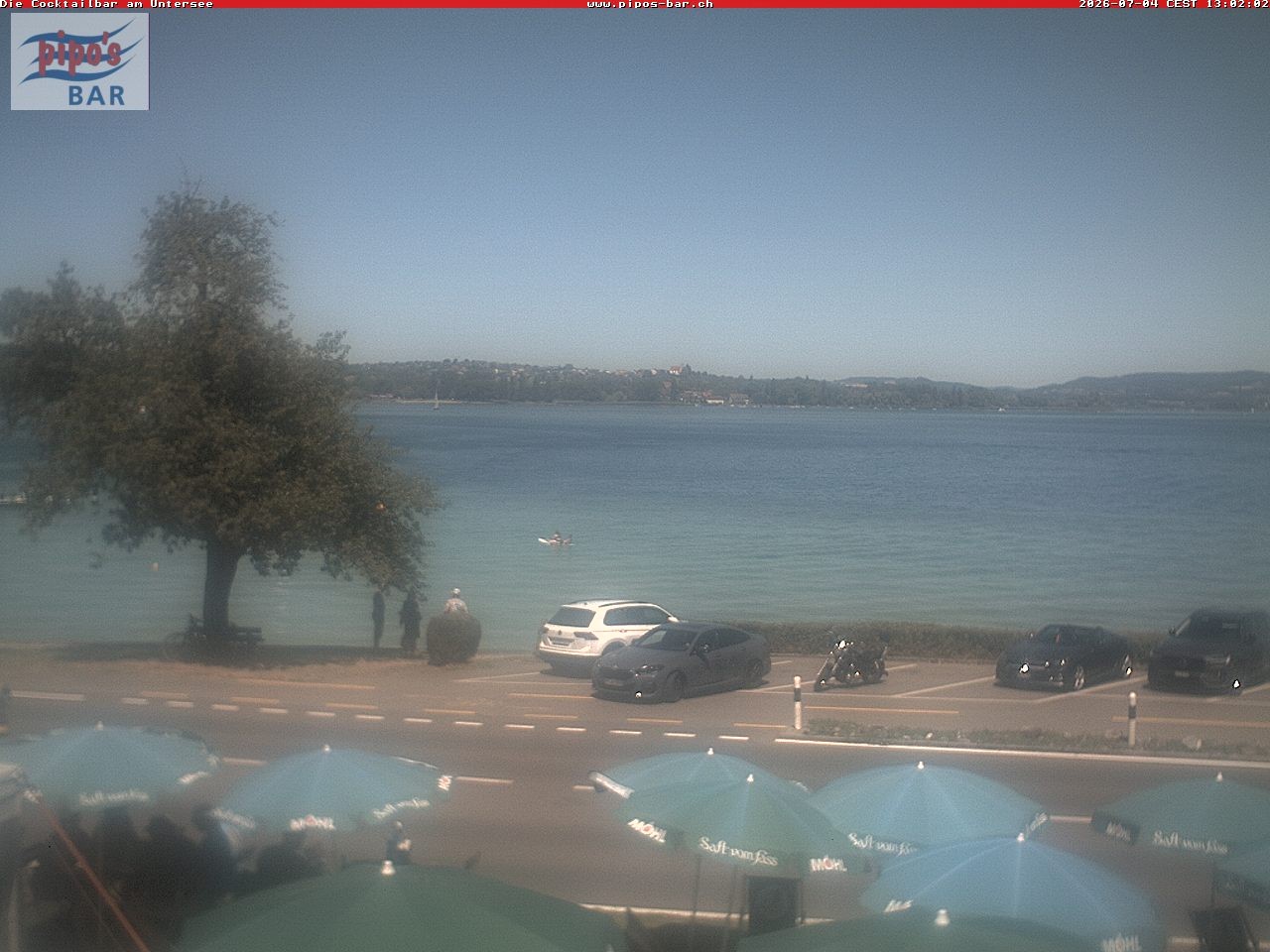 Archiv Foto Webcam Berlingen - Blick auf den Untersee