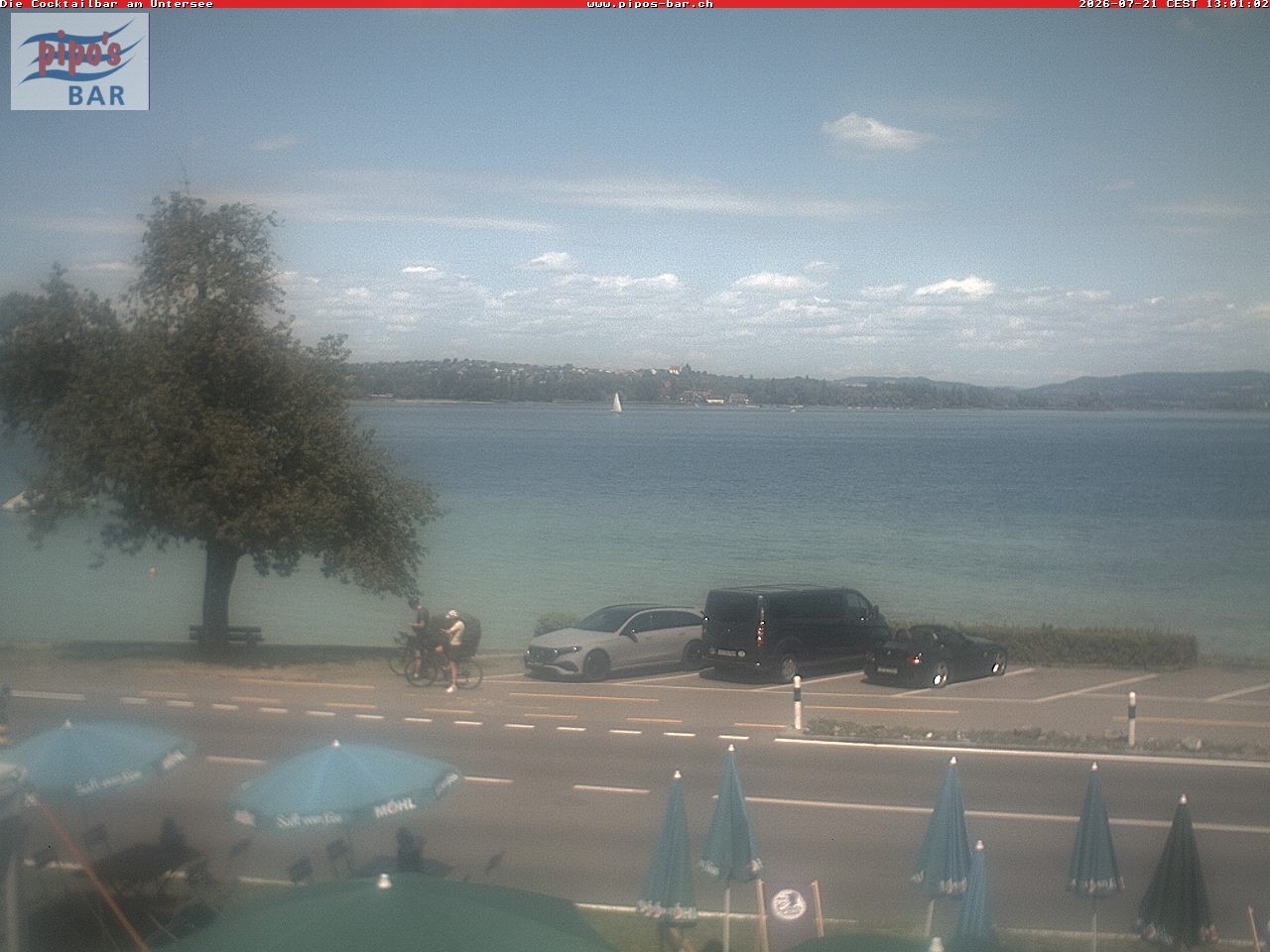 Archiv Foto Webcam Berlingen - Blick auf den Untersee