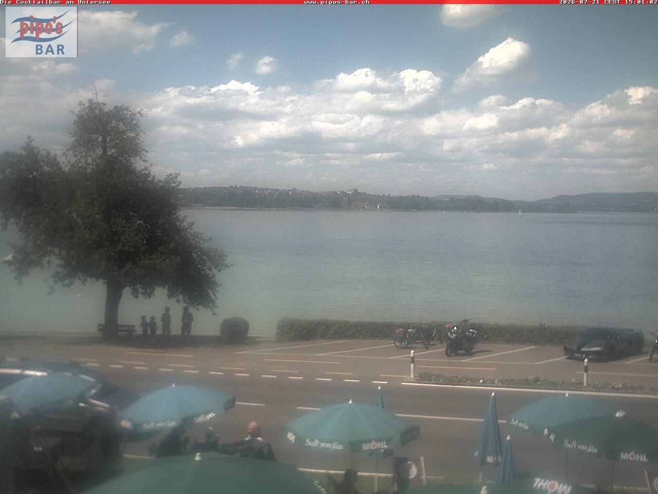 Archiv Foto Webcam Berlingen - Blick auf den Untersee