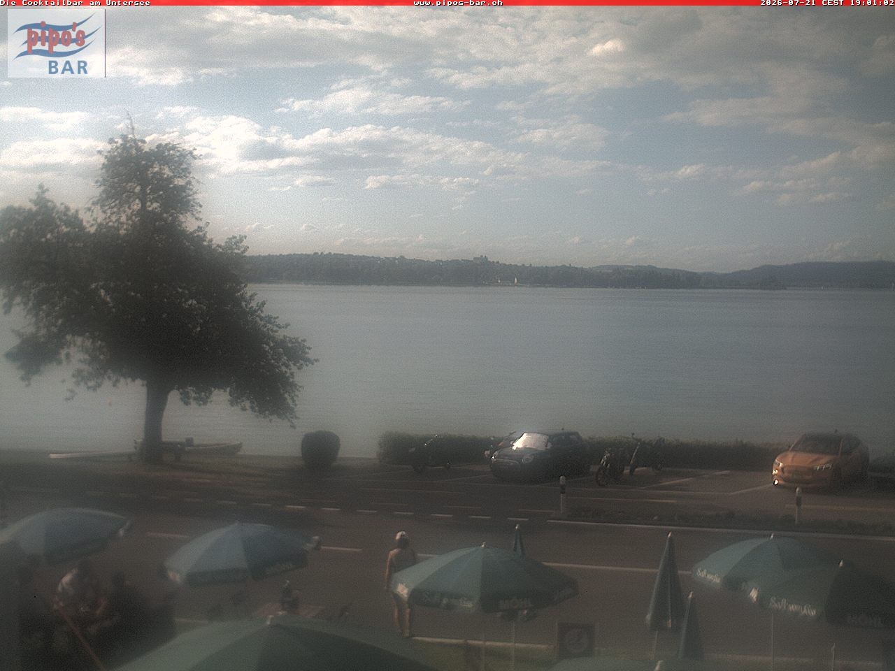 Archiv Foto Webcam Berlingen - Blick auf den Untersee