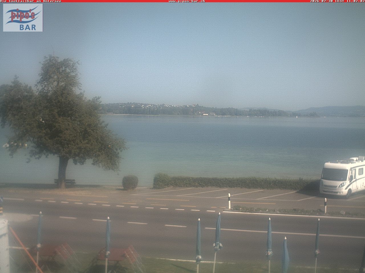 Archiv Foto Webcam Berlingen - Blick auf den Untersee