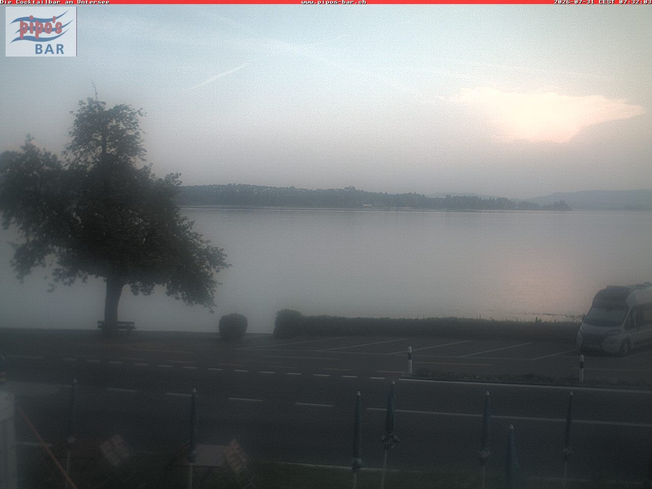 Archiv Foto Webcam Berlingen - Blick auf den Untersee