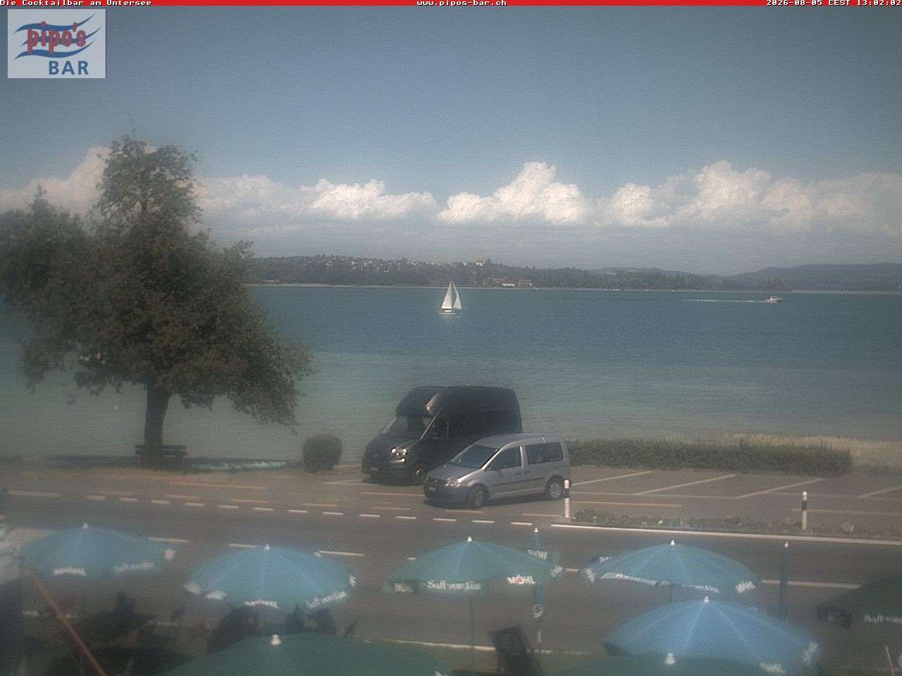 Archiv Foto Webcam Berlingen - Blick auf den Untersee