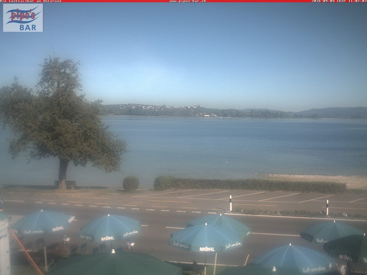 Archiv Foto Webcam Berlingen - Blick auf den Untersee
