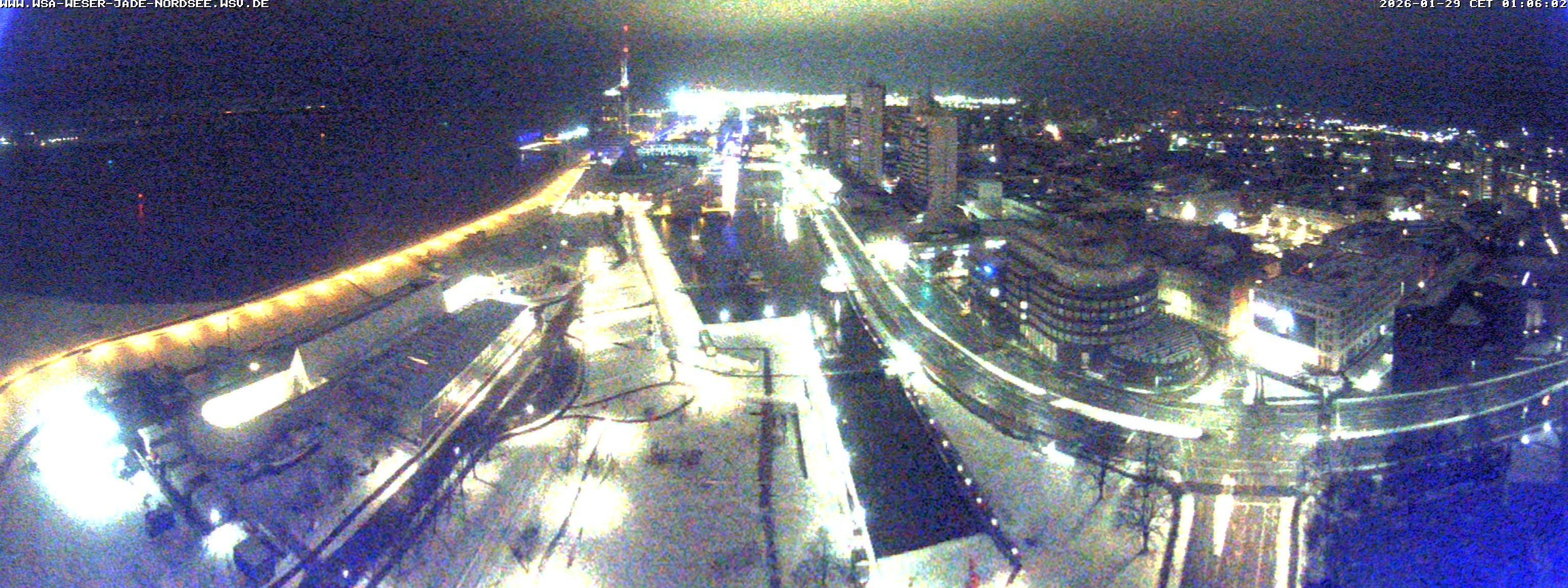 Archived image Webcam Bremerhaven: Old and New Harbour