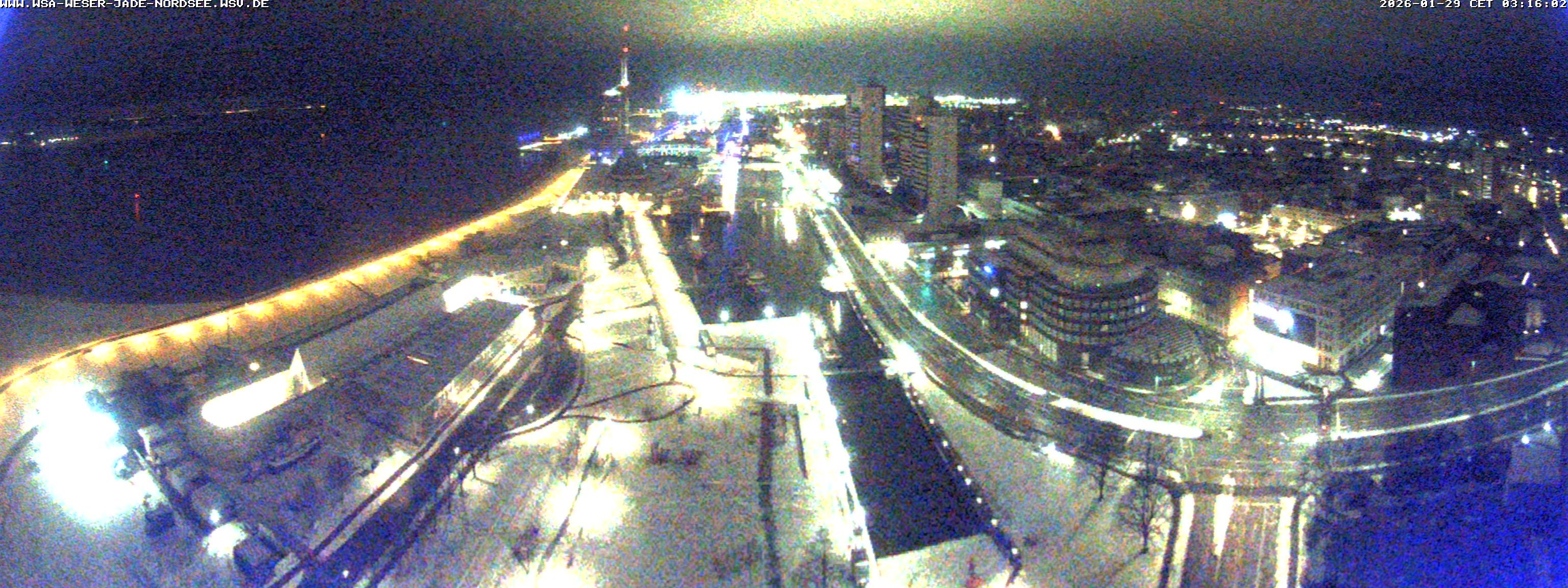 Archived image Webcam Bremerhaven: Old and New Harbour