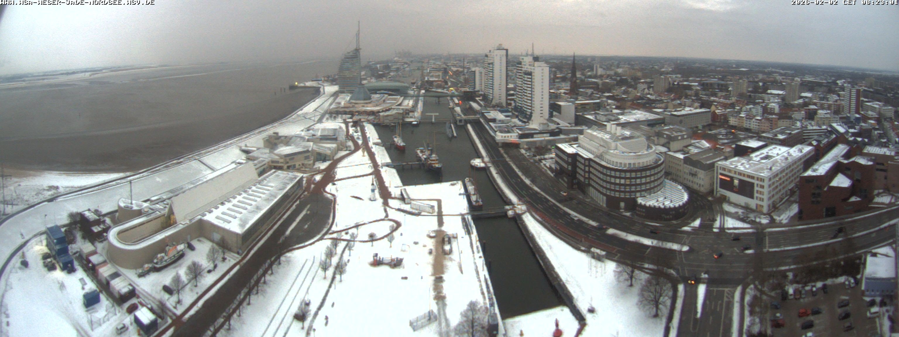 Archiv Foto Webcam Bremerhaven: Alter und Neuer Hafen