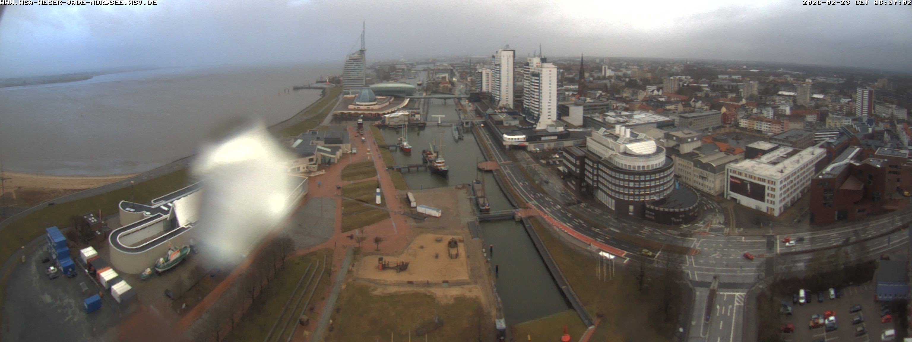 Archiv Foto Webcam Bremerhaven: Alter und Neuer Hafen