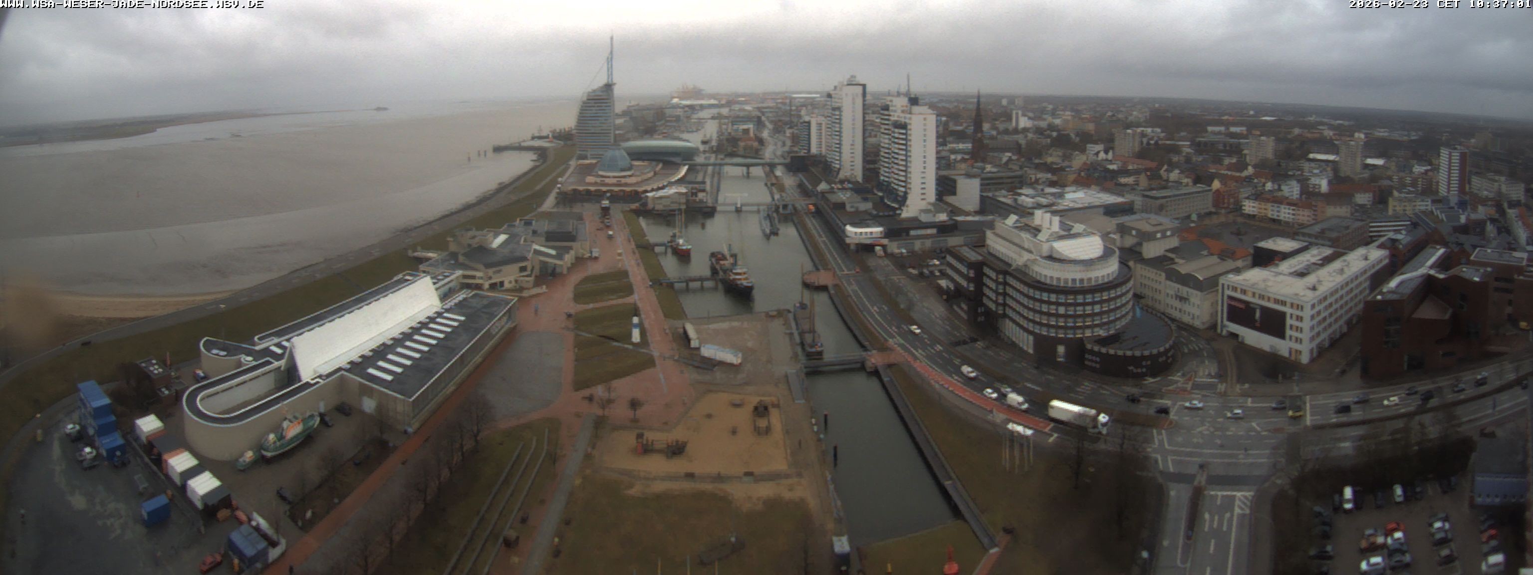 Archiv Foto Webcam Bremerhaven: Alter und Neuer Hafen
