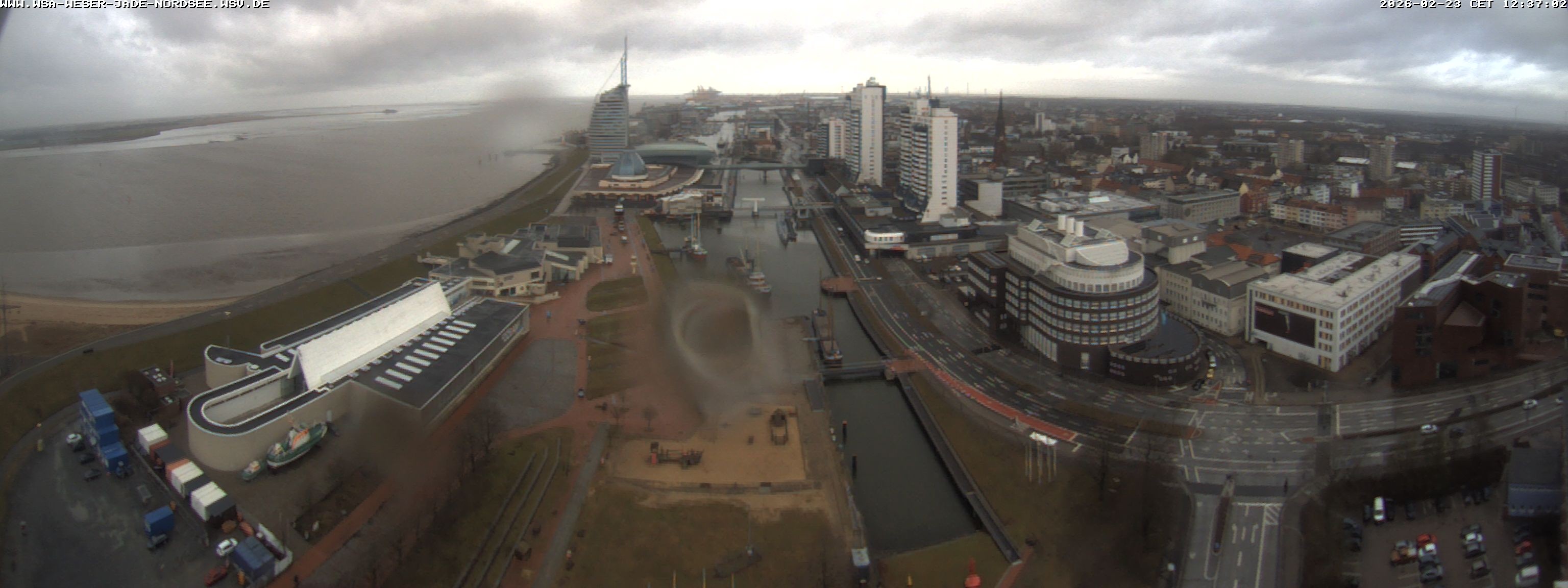Archiv Foto Webcam Bremerhaven: Alter und Neuer Hafen