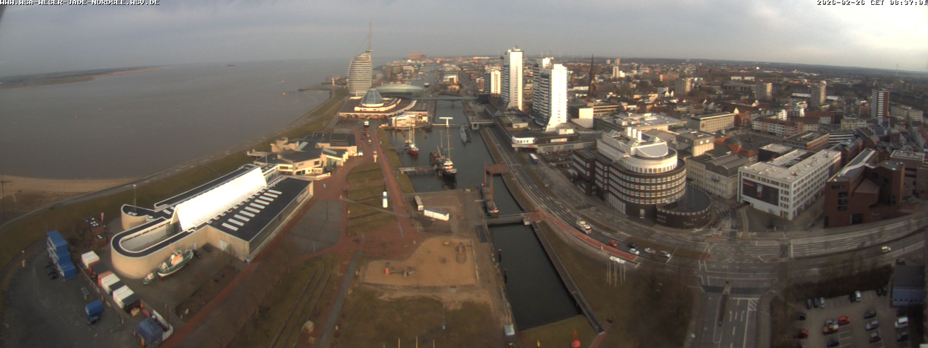 Archiv Foto Webcam Bremerhaven: Alter und Neuer Hafen
