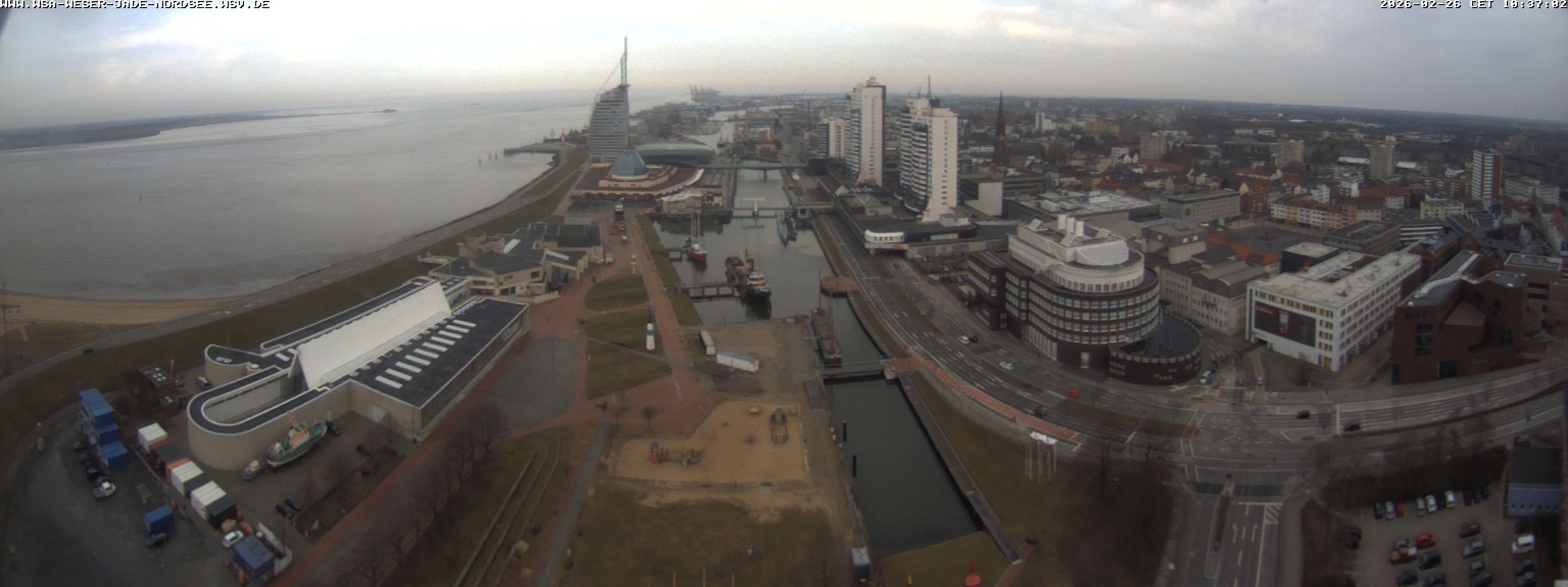 Archiv Foto Webcam Bremerhaven: Alter und Neuer Hafen