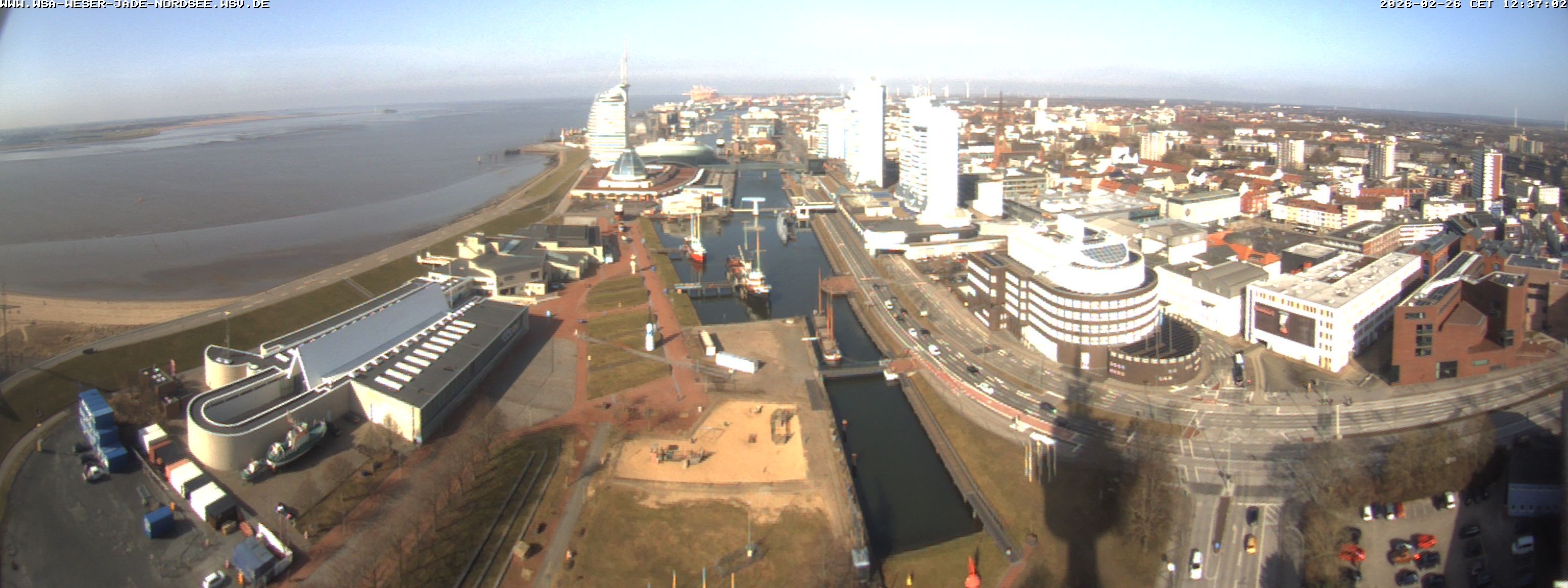 Archiv Foto Webcam Bremerhaven: Alter und Neuer Hafen