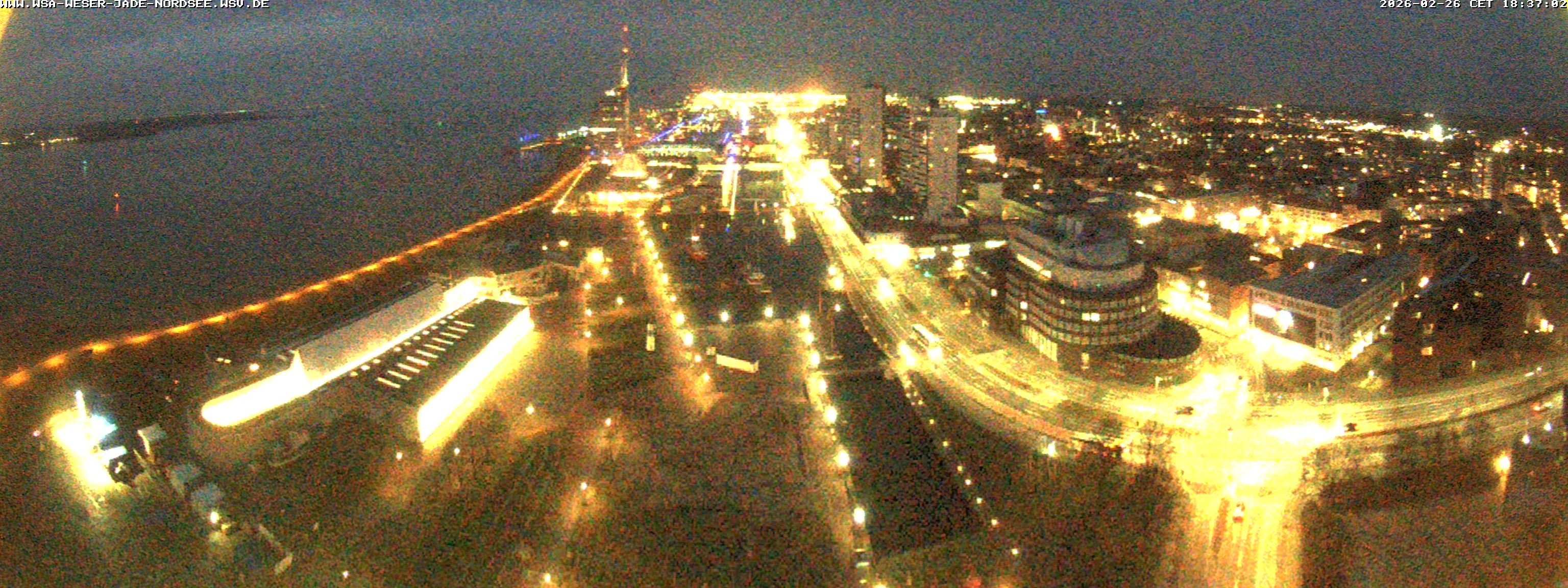 Archived image Webcam Bremerhaven: Old and New Harbour