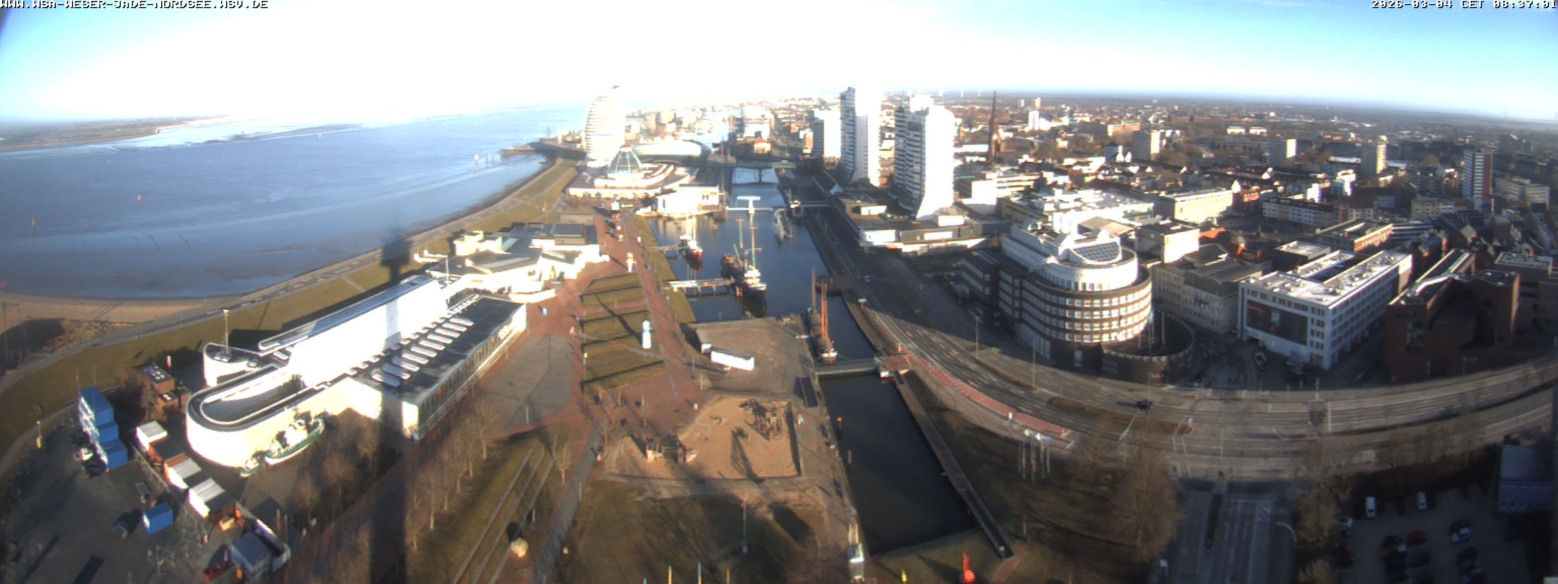 Archiv Foto Webcam Bremerhaven: Alter und Neuer Hafen