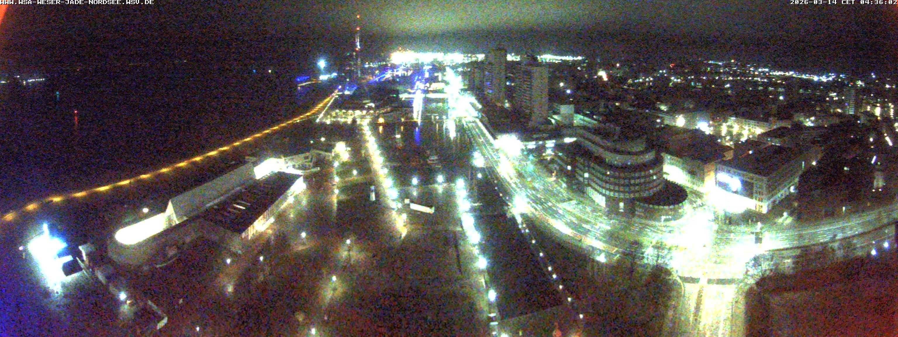 Archived image Webcam Bremerhaven: Old and New Harbour