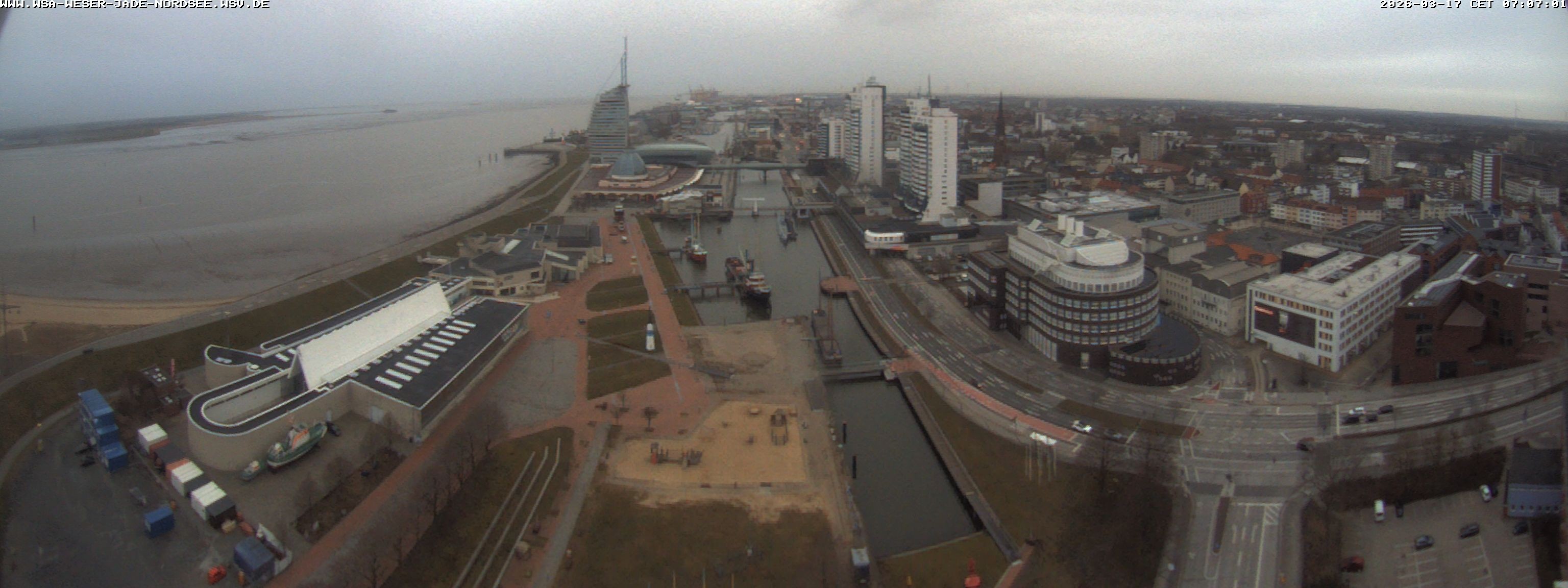 Archiv Foto Webcam Bremerhaven: Alter und Neuer Hafen