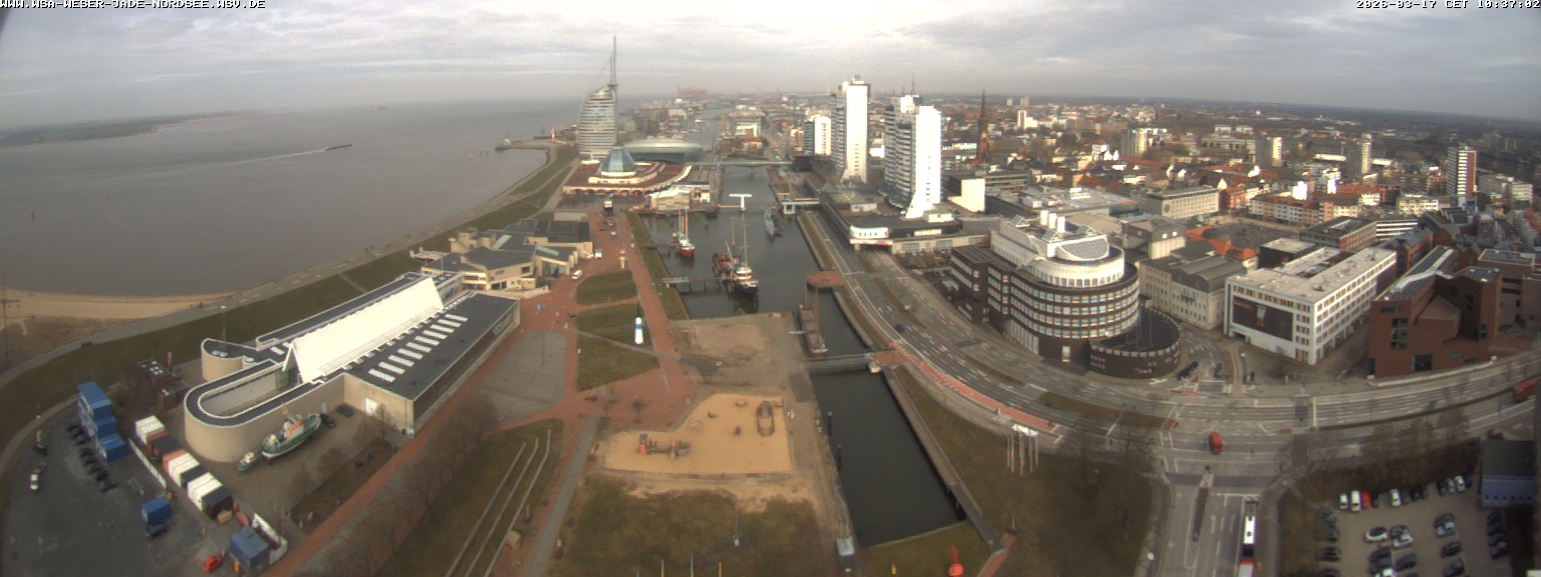 Archiv Foto Webcam Bremerhaven: Alter und Neuer Hafen