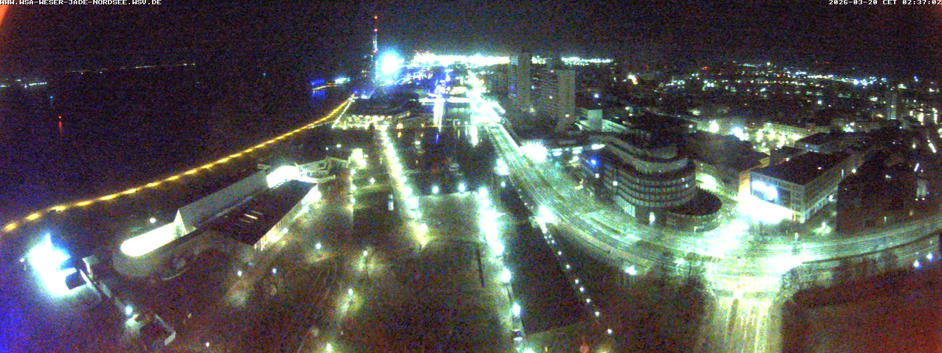 Archived image Webcam Bremerhaven: Old and New Harbour