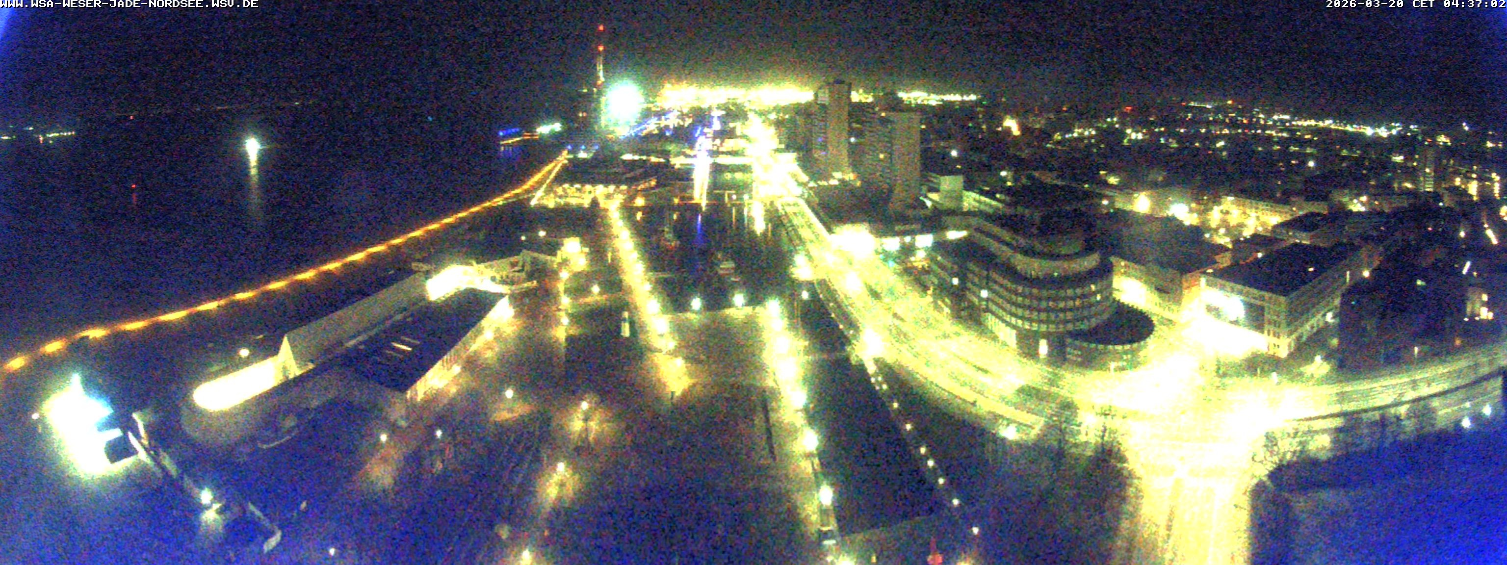 Archived image Webcam Bremerhaven: Old and New Harbour