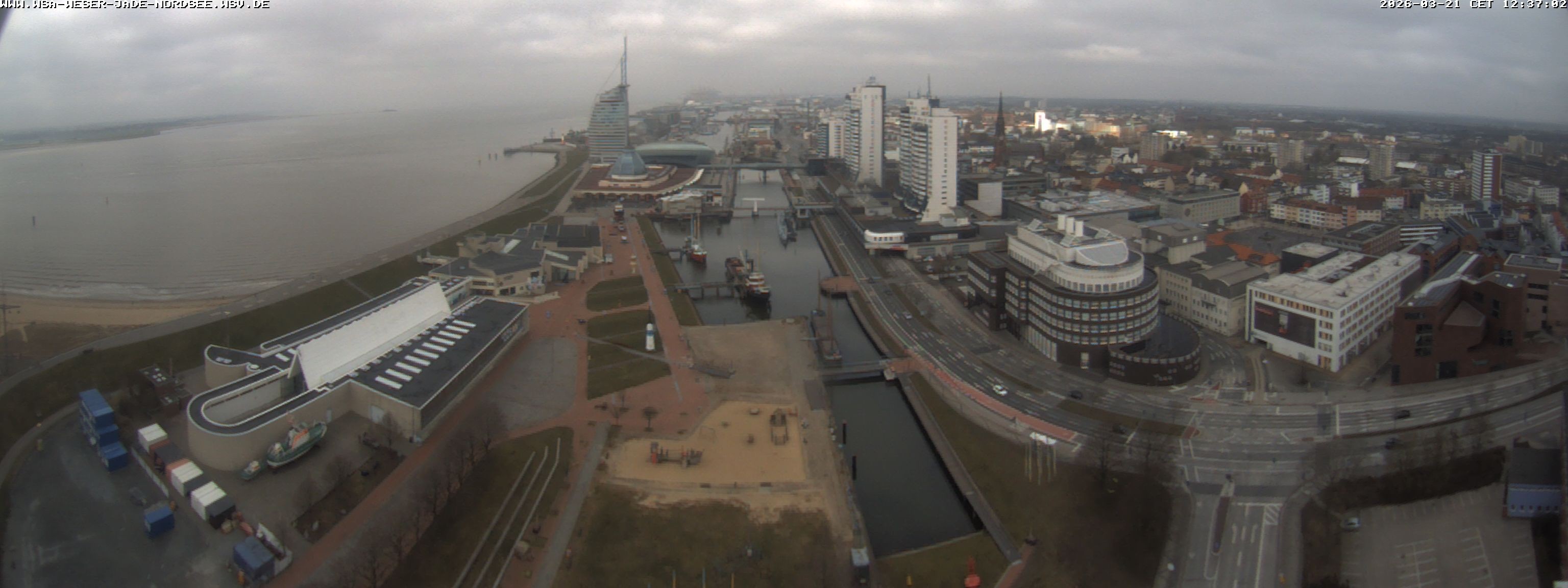 Archiv Foto Webcam Bremerhaven: Alter und Neuer Hafen