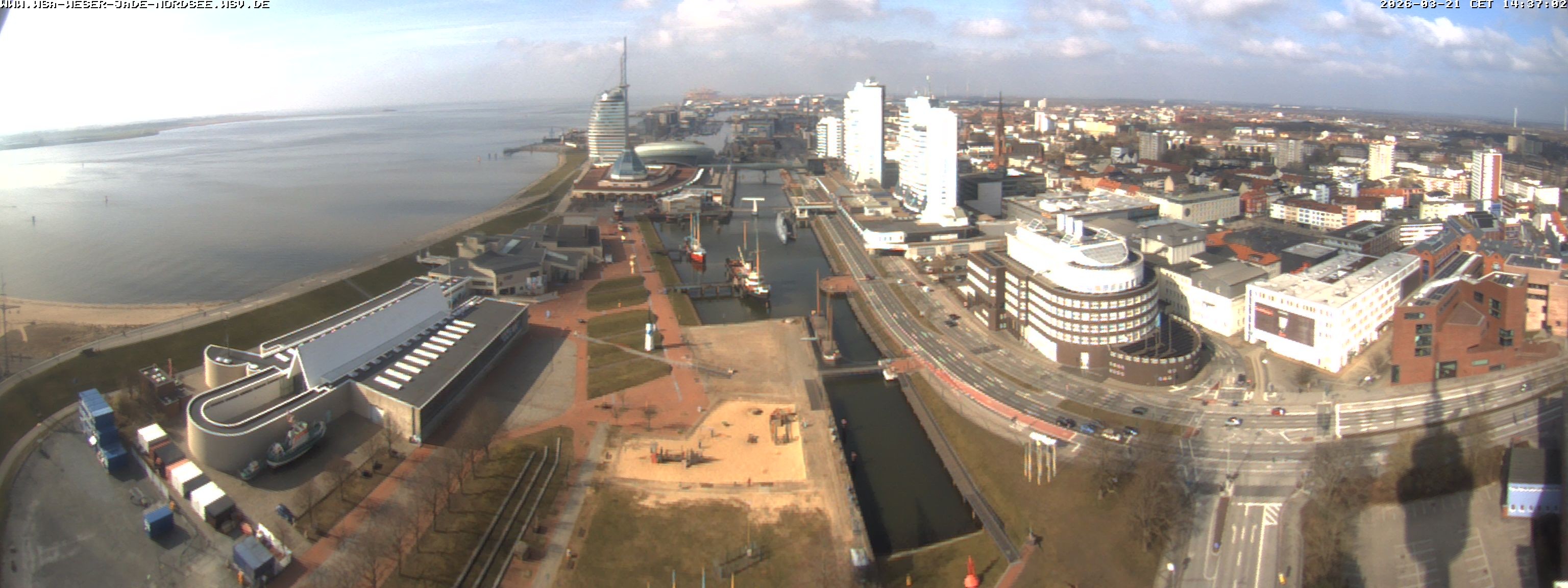 Archiv Foto Webcam Bremerhaven: Alter und Neuer Hafen