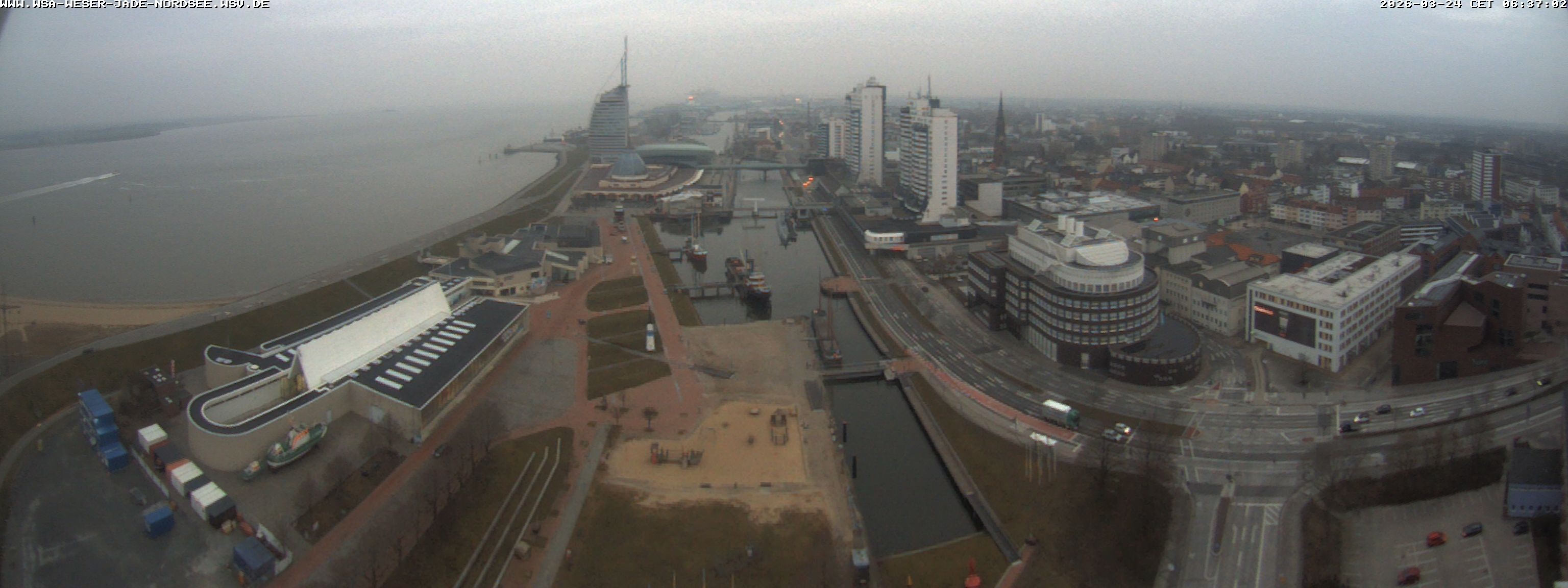 Archiv Foto Webcam Bremerhaven: Alter und Neuer Hafen