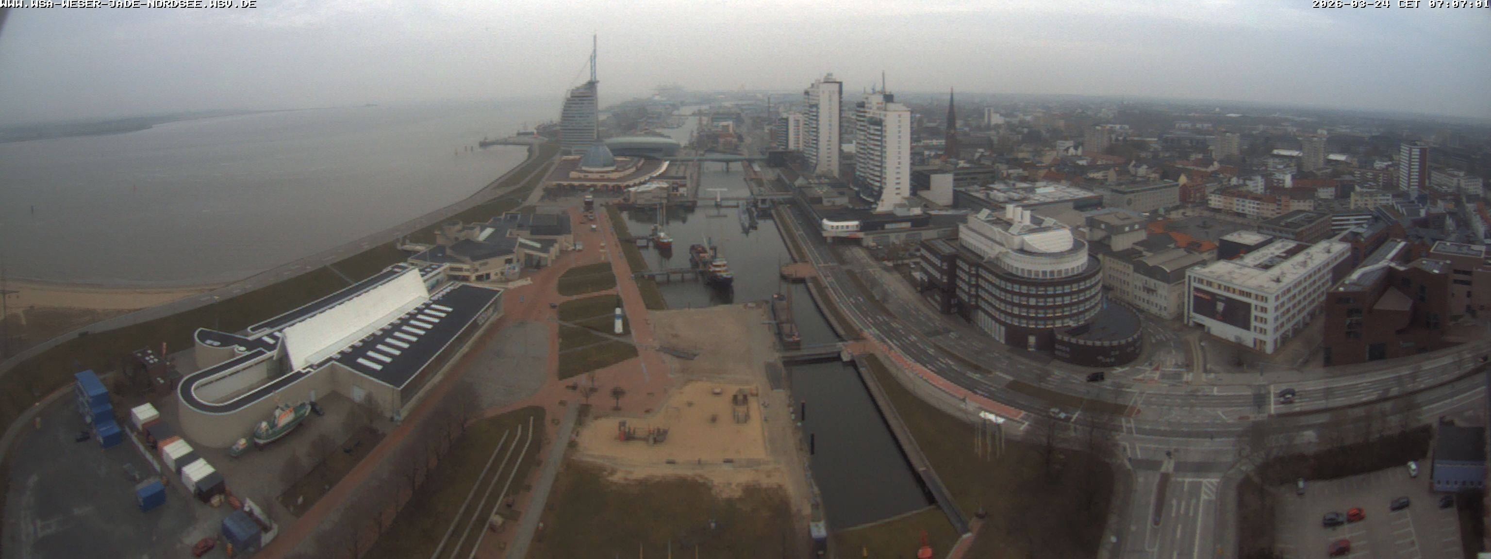 Archiv Foto Webcam Bremerhaven: Alter und Neuer Hafen
