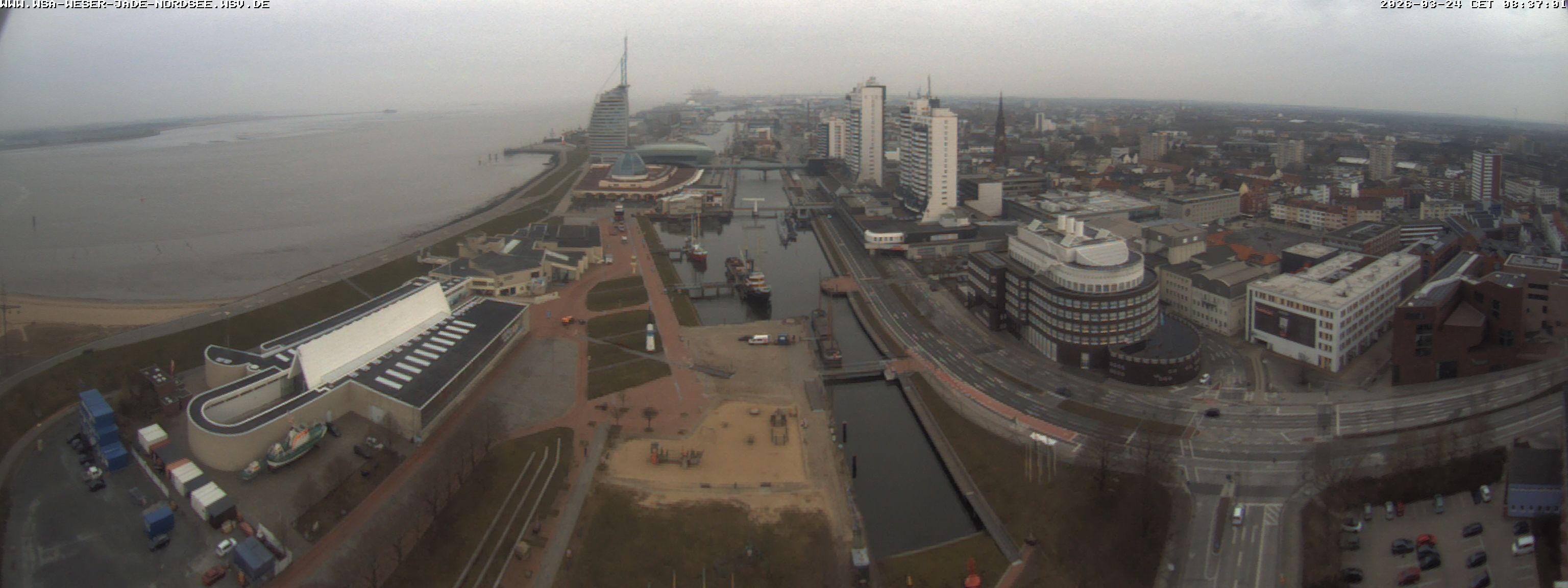 Archiv Foto Webcam Bremerhaven: Alter und Neuer Hafen
