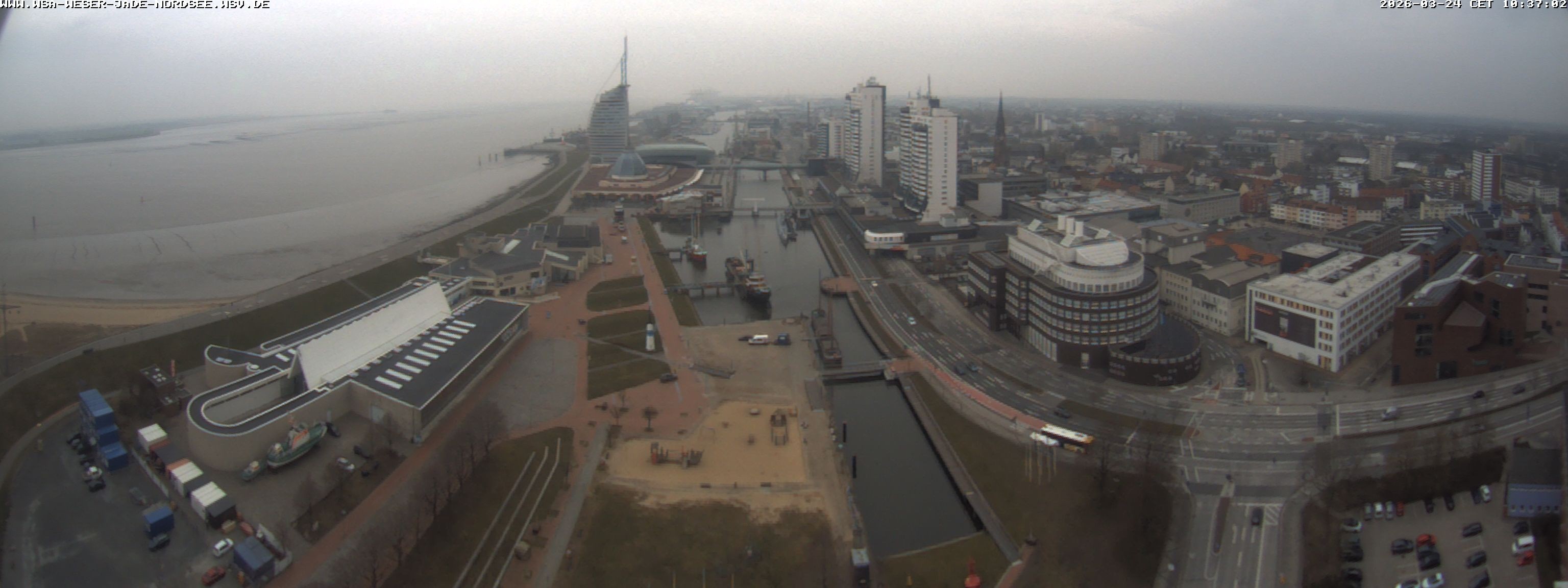 Archiv Foto Webcam Bremerhaven: Alter und Neuer Hafen