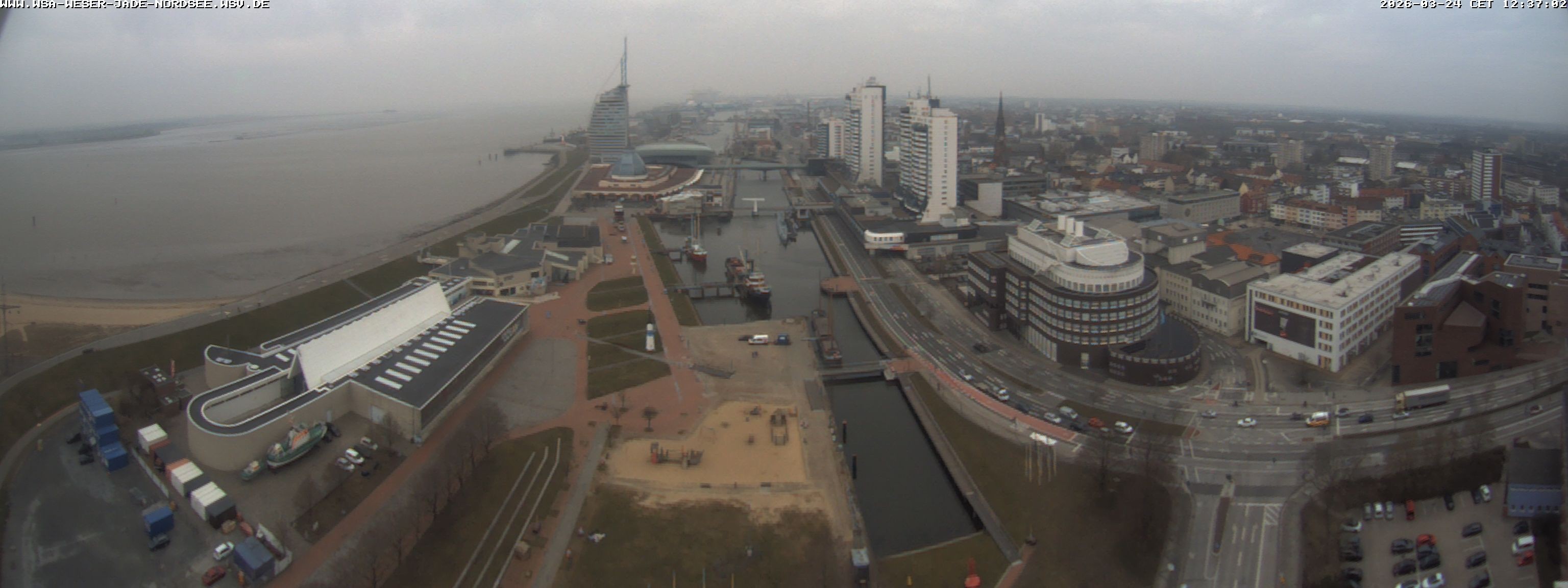 Archiv Foto Webcam Bremerhaven: Alter und Neuer Hafen