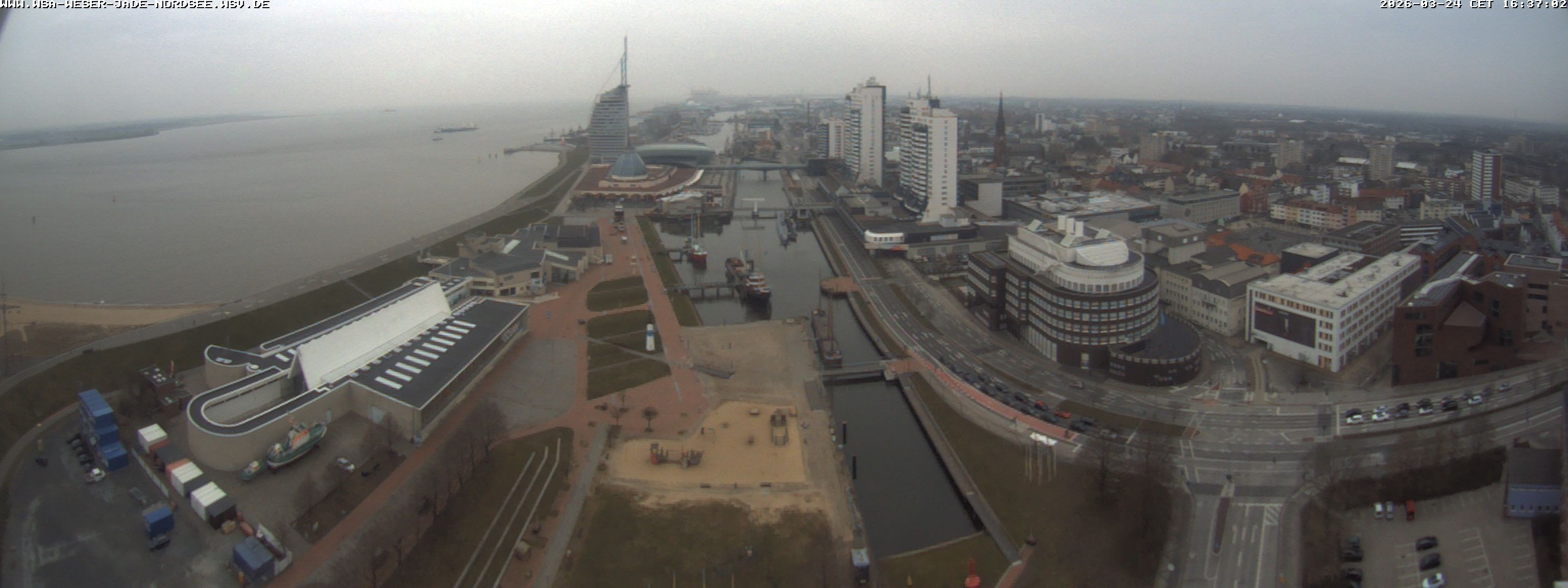 Archiv Foto Webcam Bremerhaven: Alter und Neuer Hafen
