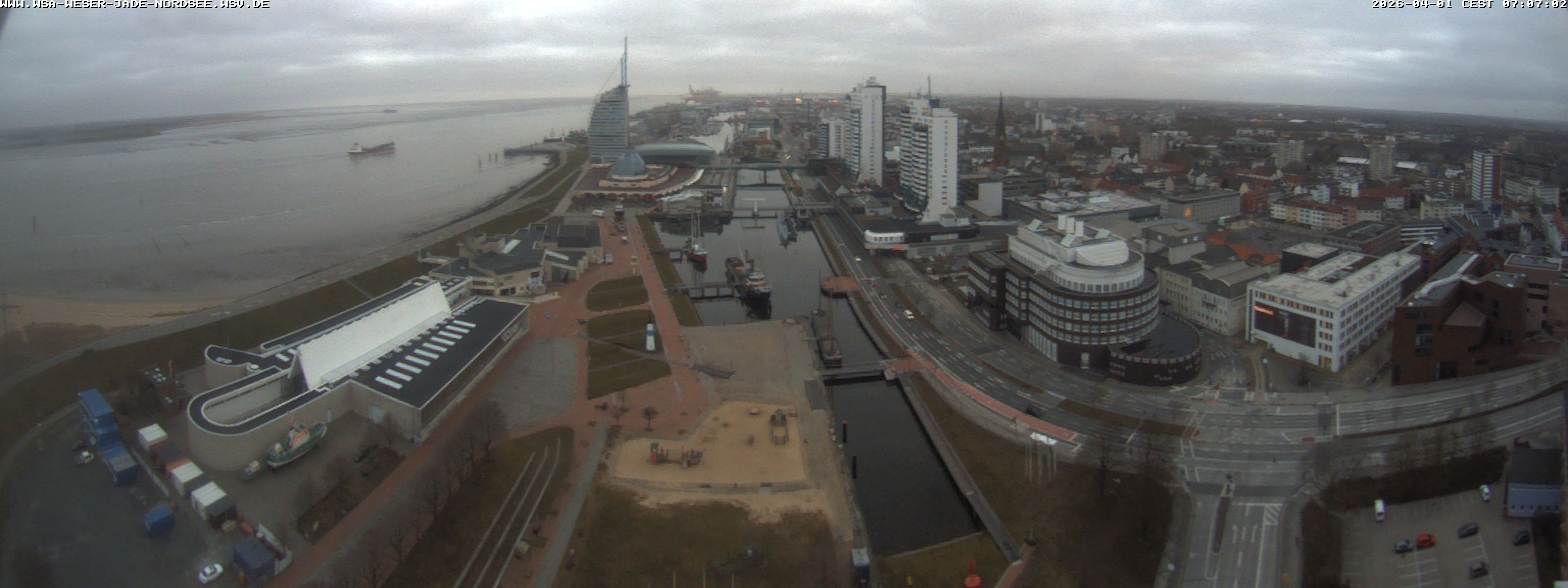 Archiv Foto Webcam Bremerhaven: Alter und Neuer Hafen